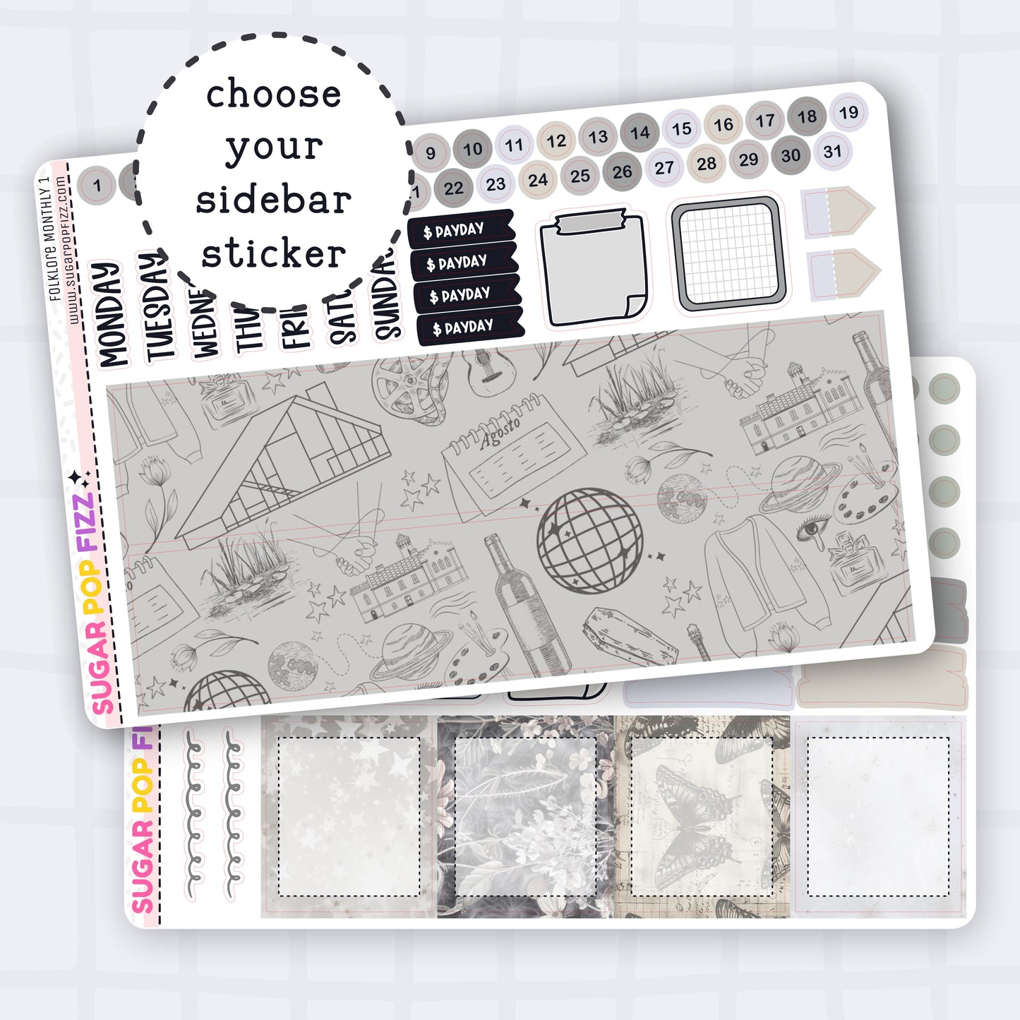 Folklore Standard Vertical Monthly