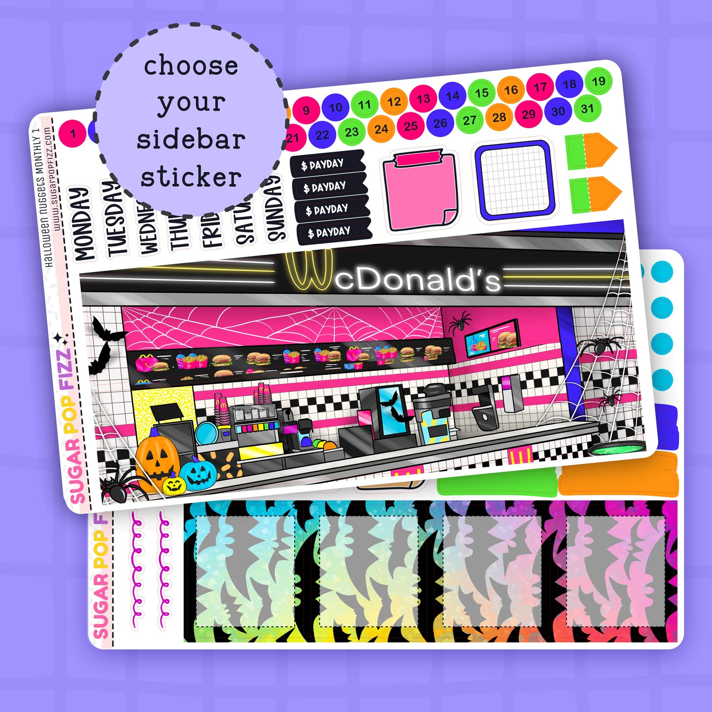 Halloween Nuggets Standard Vertical Monthly