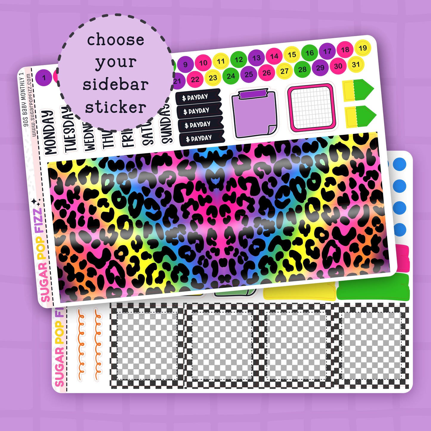 90s Baby Standard Vertical Monthly