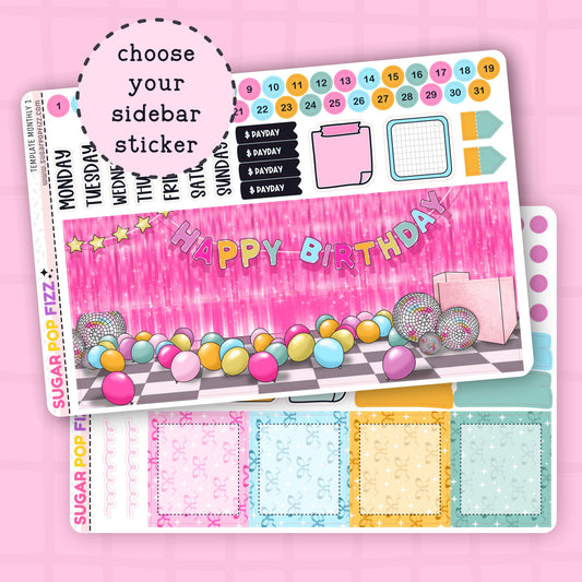 Birthday Bash Standard Vertical Monthly