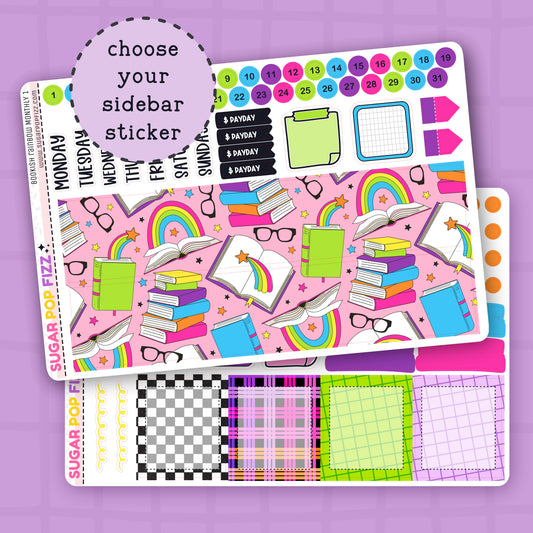Bookish Rainbow Standard Vertical Monthly