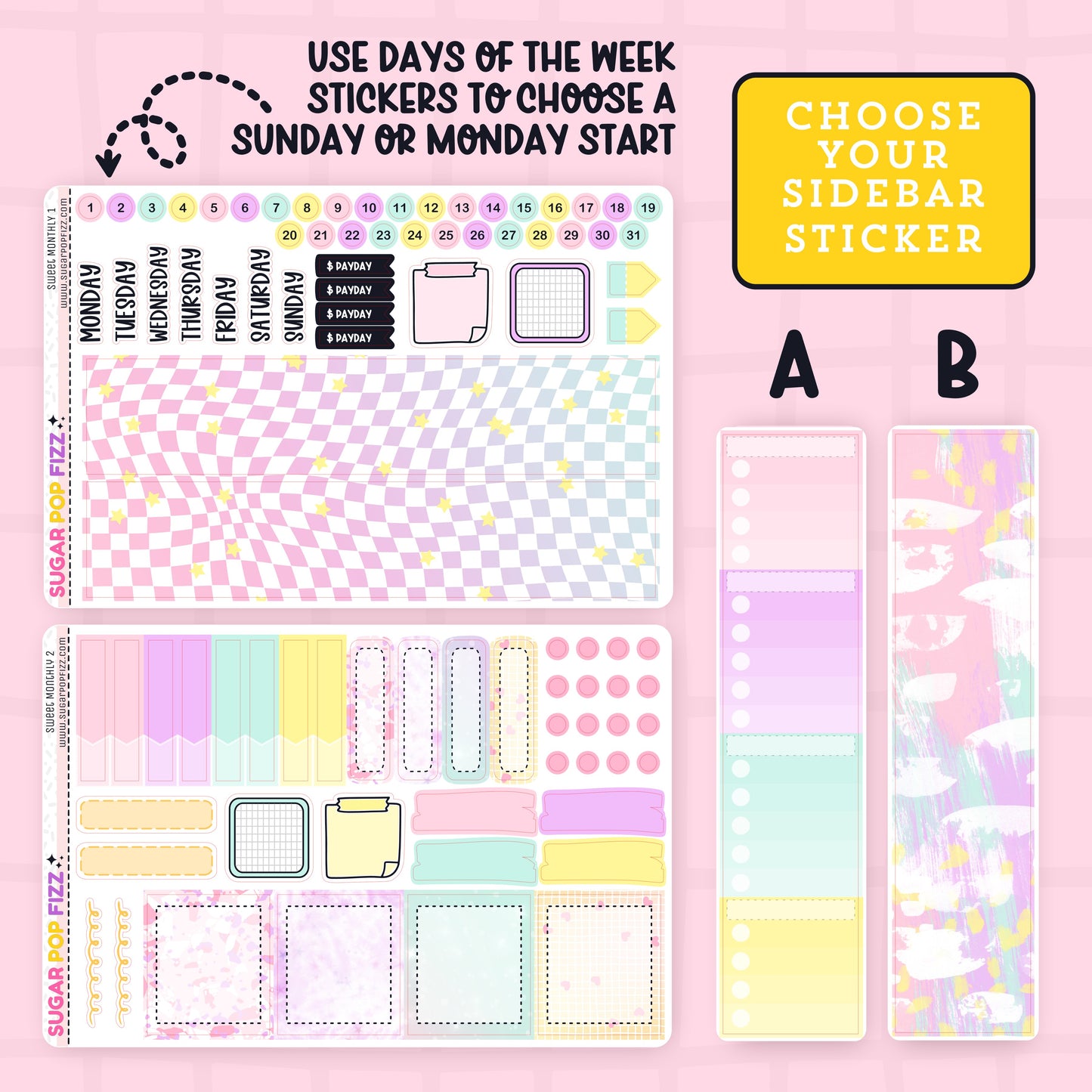 Sweet Standard Vertical Monthly