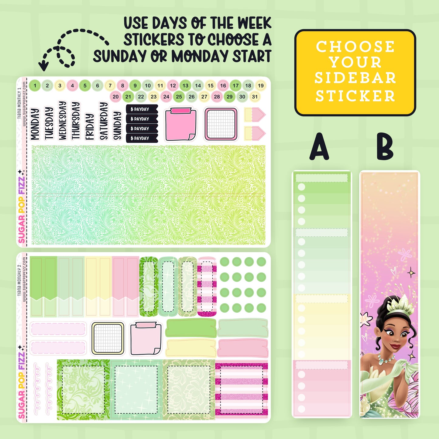 Tiana Standard Vertical Monthly