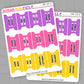 SPF Planner Tabs - TAB101