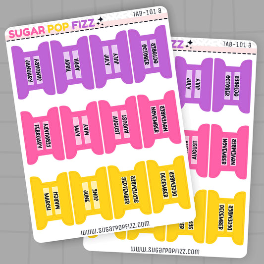SPF Planner Tabs - TAB101