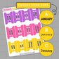 SPF Planner Tabs - TAB101