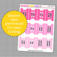 Pink Planner Tabs - TAB102
