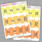 Warm Tones Planner Tabs - TAB107