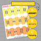 Warm Tones Planner Tabs - TAB107