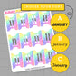 Rainbow Composition Planner Tabs - TAB113