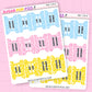 Roller Disco 2 Planner Tabs - TAB118
