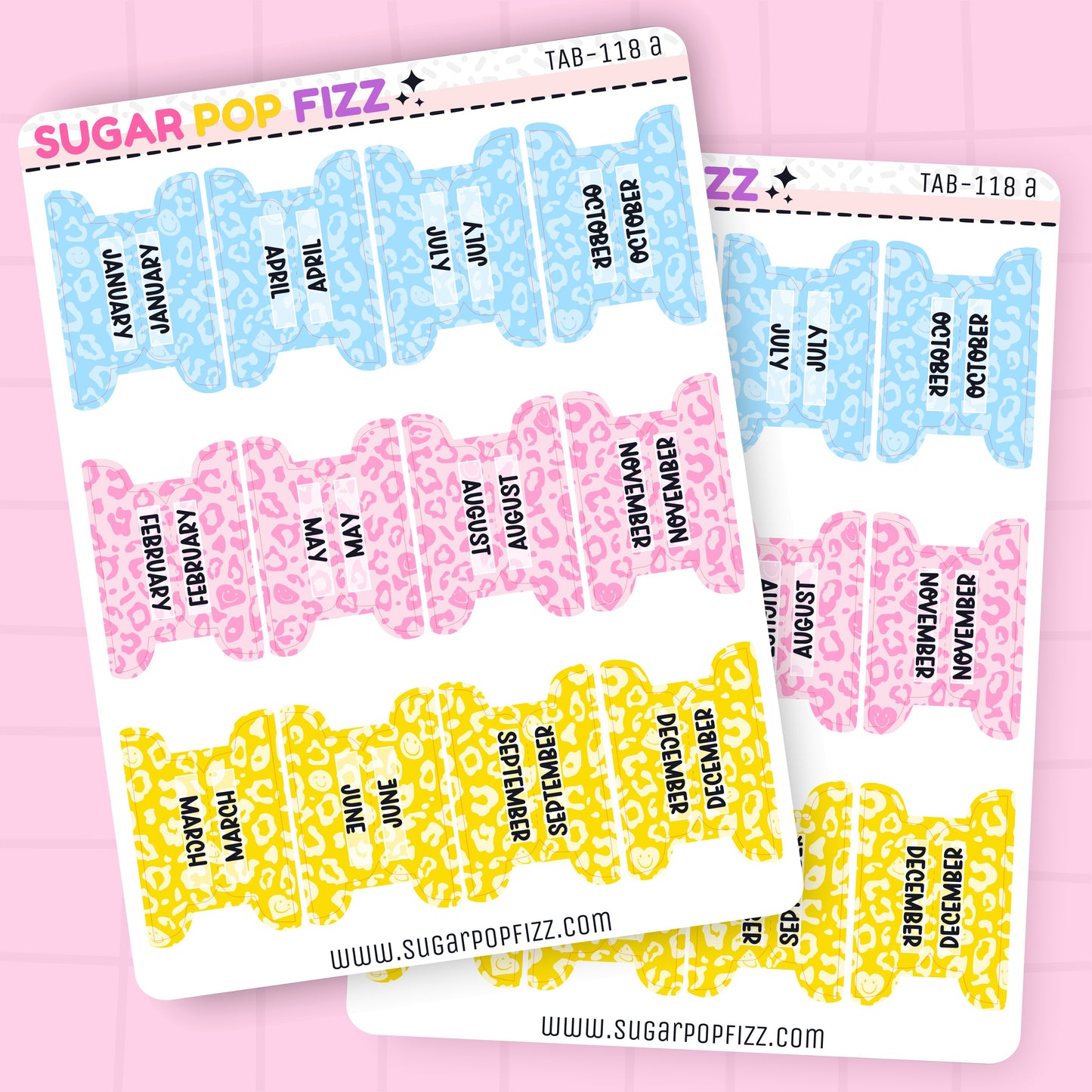 Roller Disco 2 Planner Tabs - TAB118