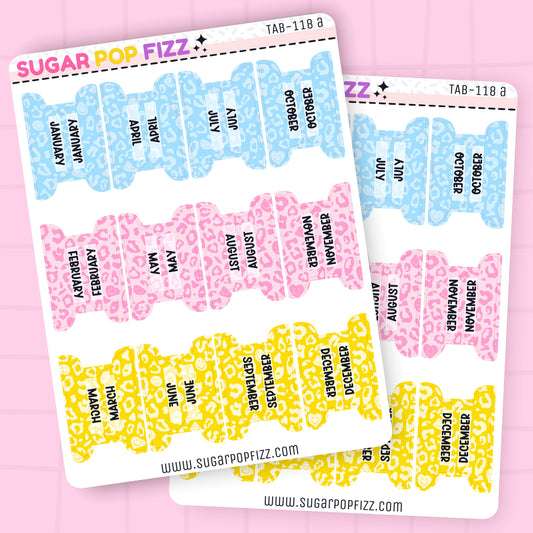 Roller Disco 2 Planner Tabs - TAB118