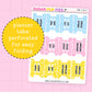 Roller Disco 2 Planner Tabs - TAB118