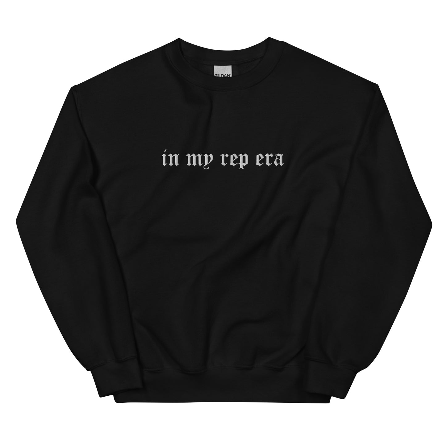 Reputation Crew Neck Embroidered Sweatshirt