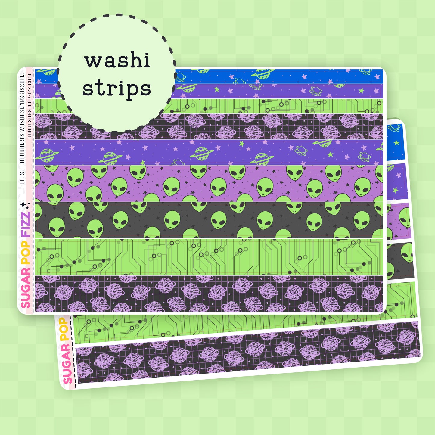 Close Encounters Washi Sheet
