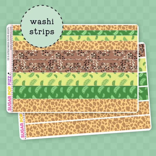 It's A Jungle Washi Sheet