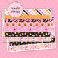 Pink Halloween Washi Sheet