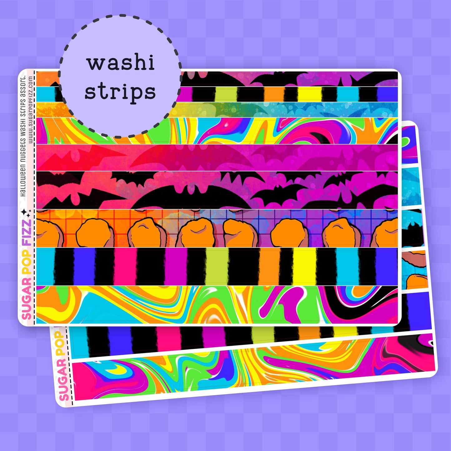 Halloween Nuggets Washi Sheet