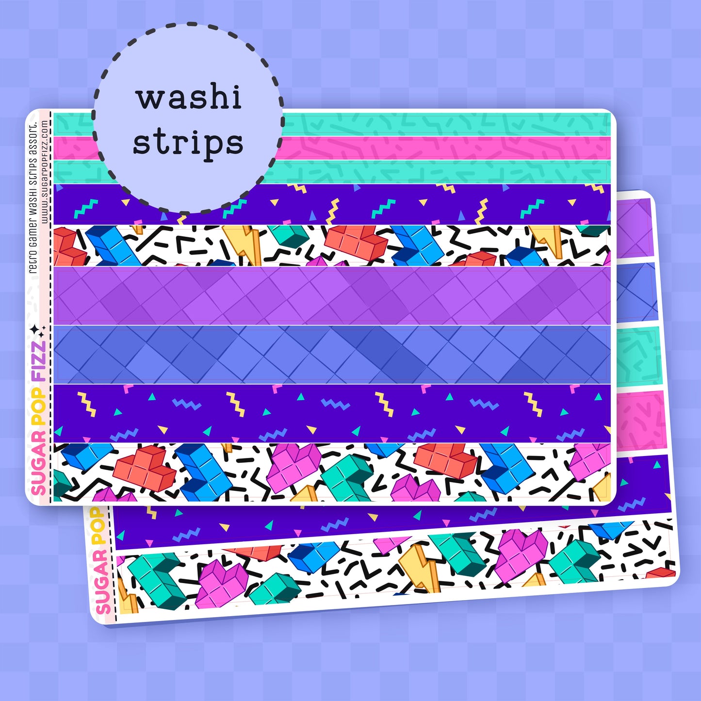 Retro Gamer Washi Sheet