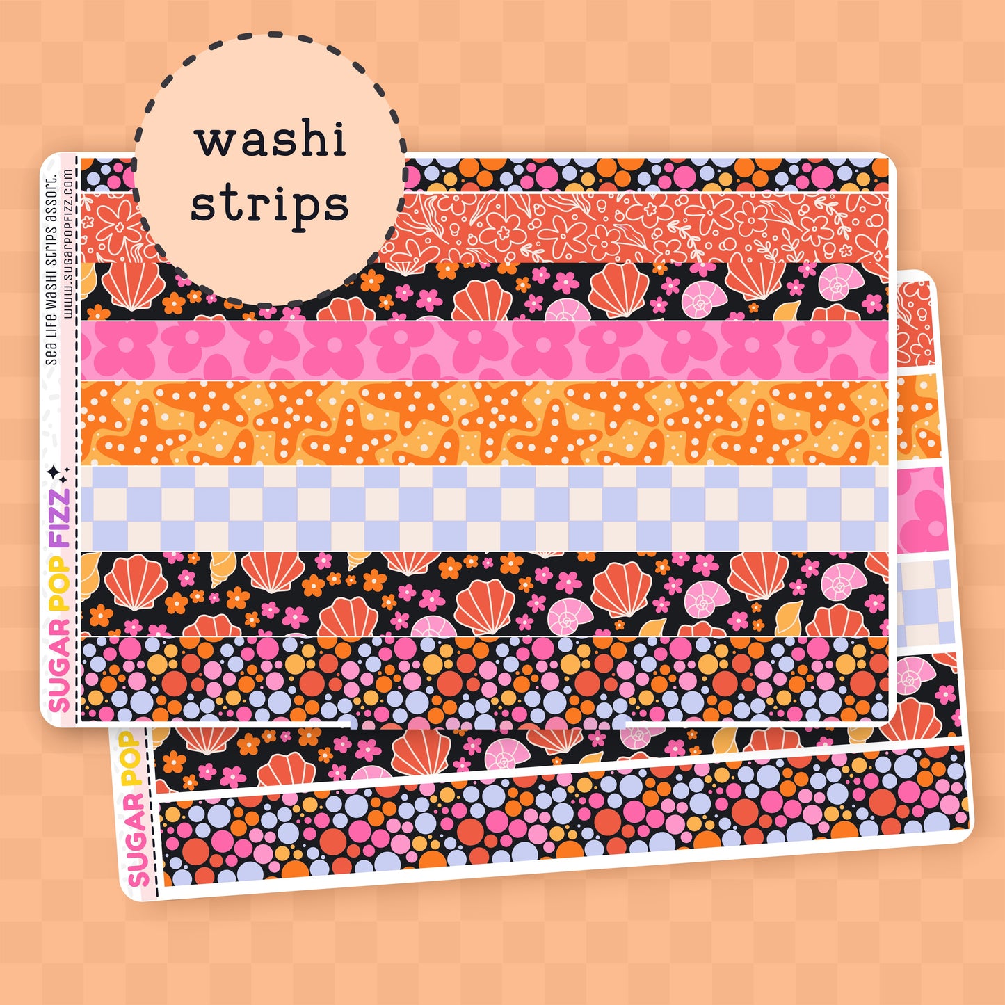 Sea Life Washi Sheet