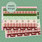 Xmas Tree Farm Washi Sheet