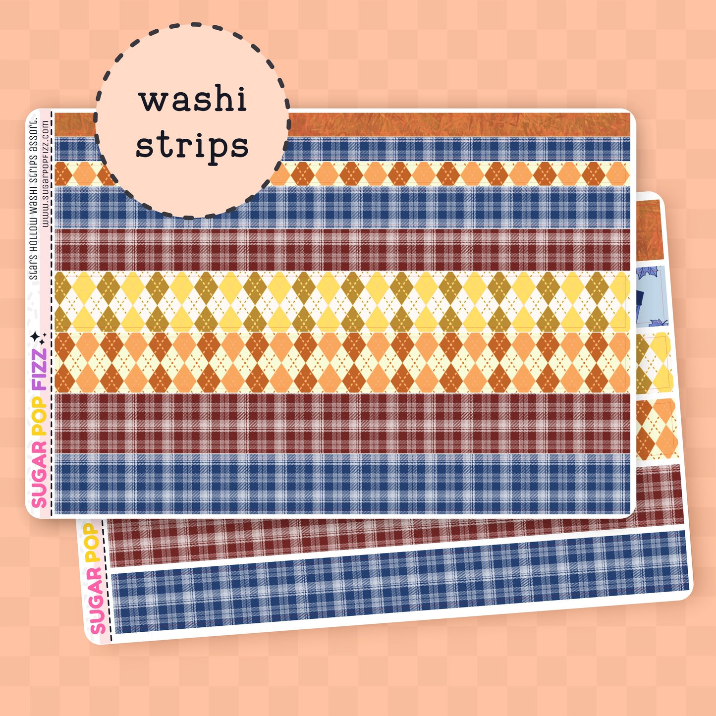 Stars Hollow Washi Sheet