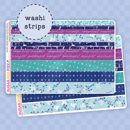 Winter Woods Washi Sheet