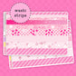 Pink Peppermint Washi Sheet