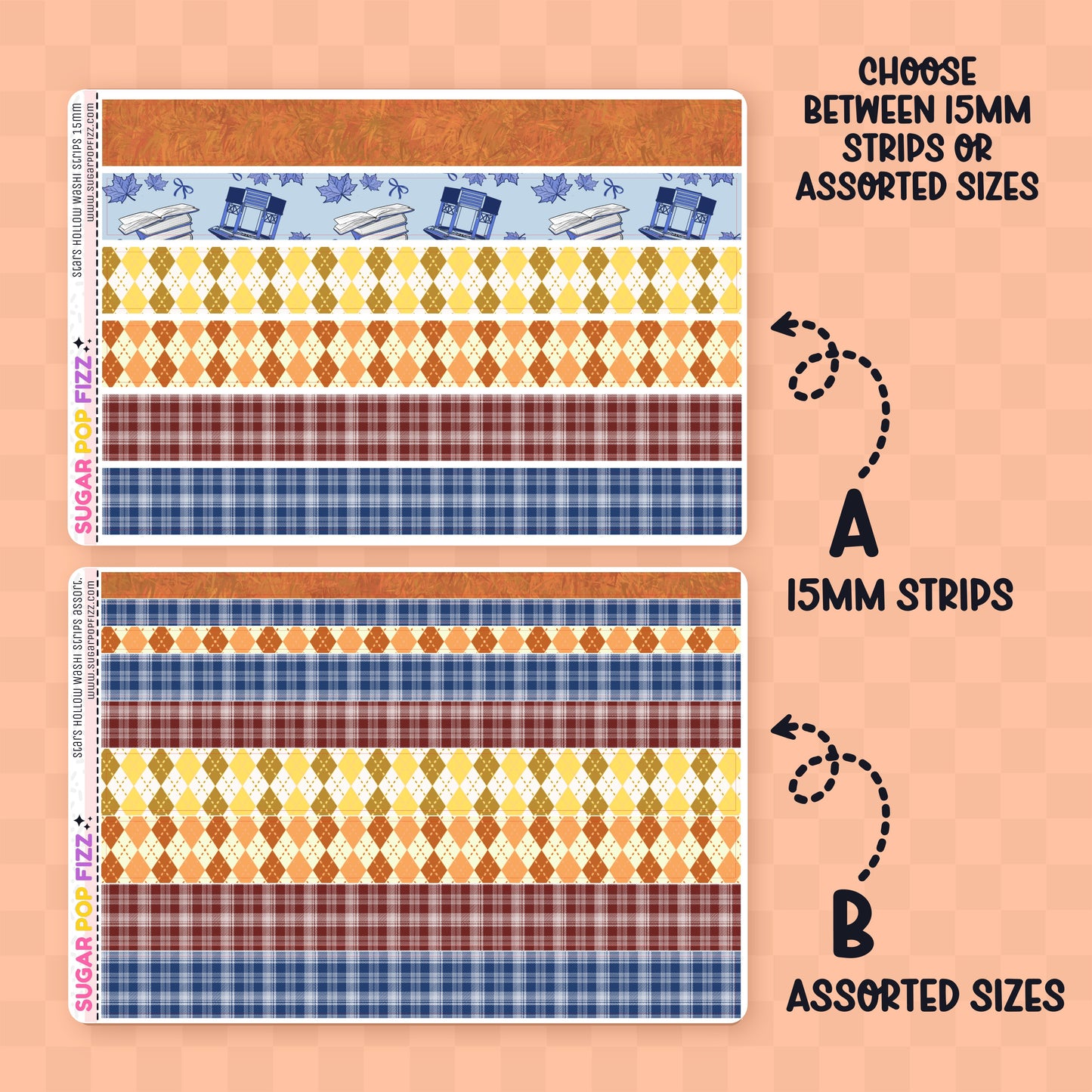 Stars Hollow Washi Sheet