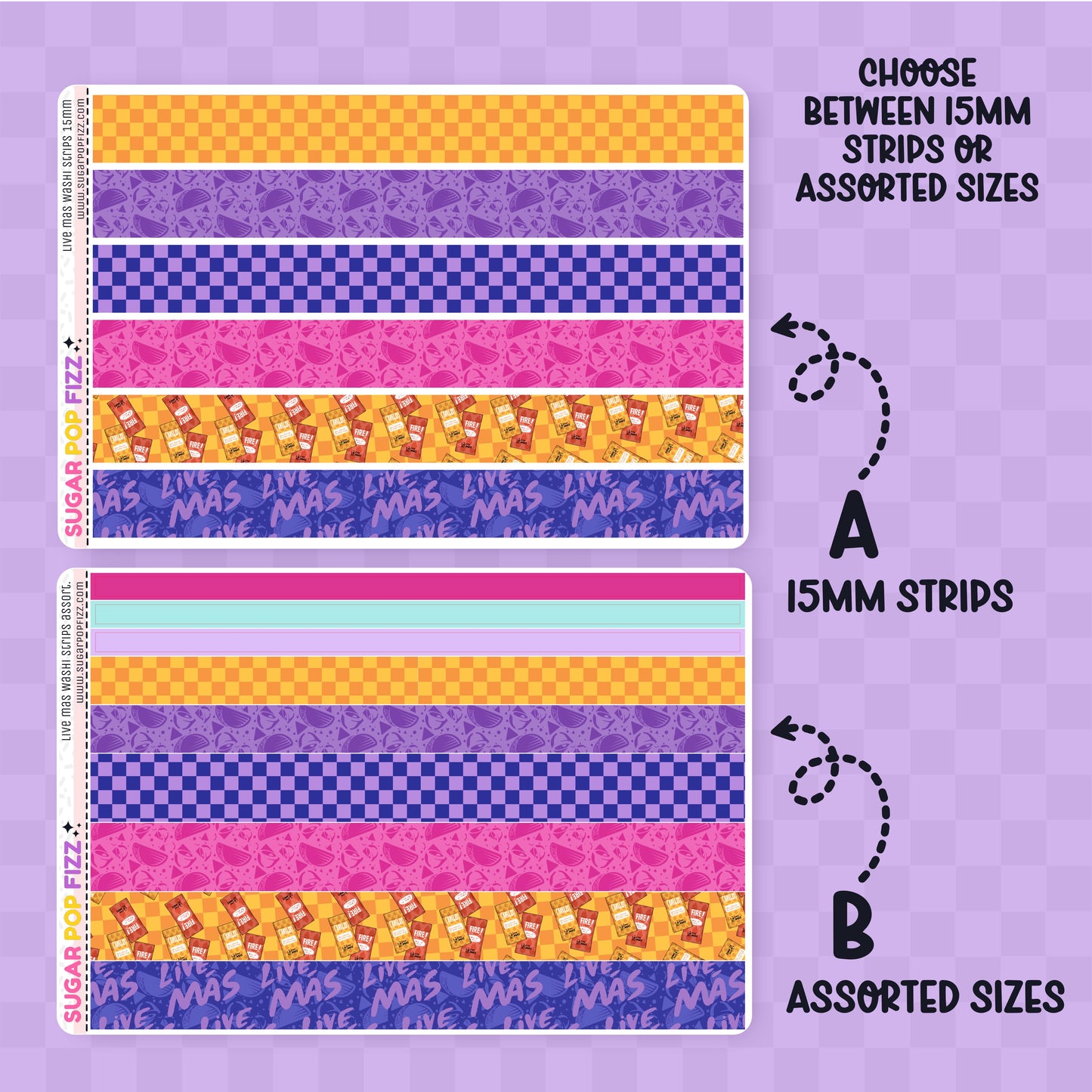 Live Mas Washi Sheet