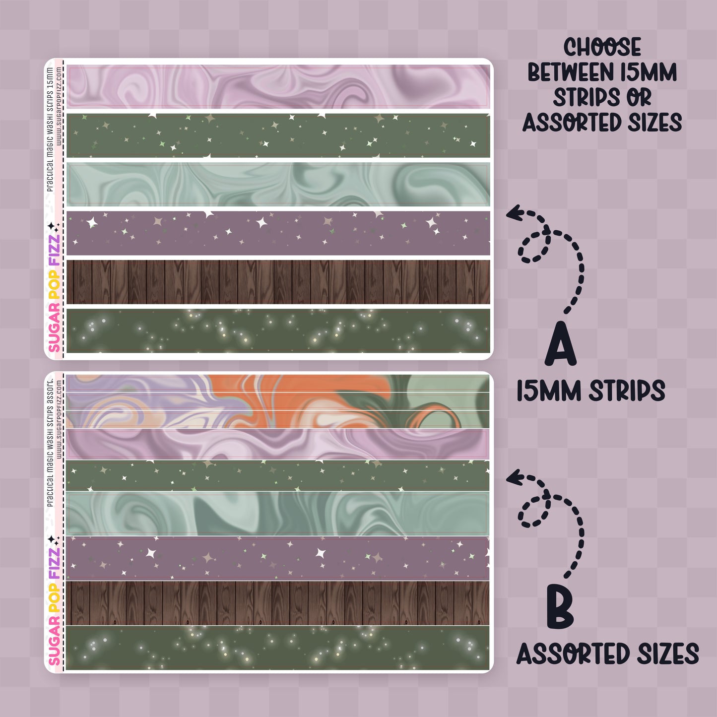Practical Magic Washi Sheet