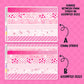 Pink Peppermint Washi Sheet