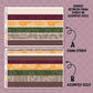 Autumn vibes Washi Sheet