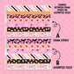 Pink Halloween Washi Sheet