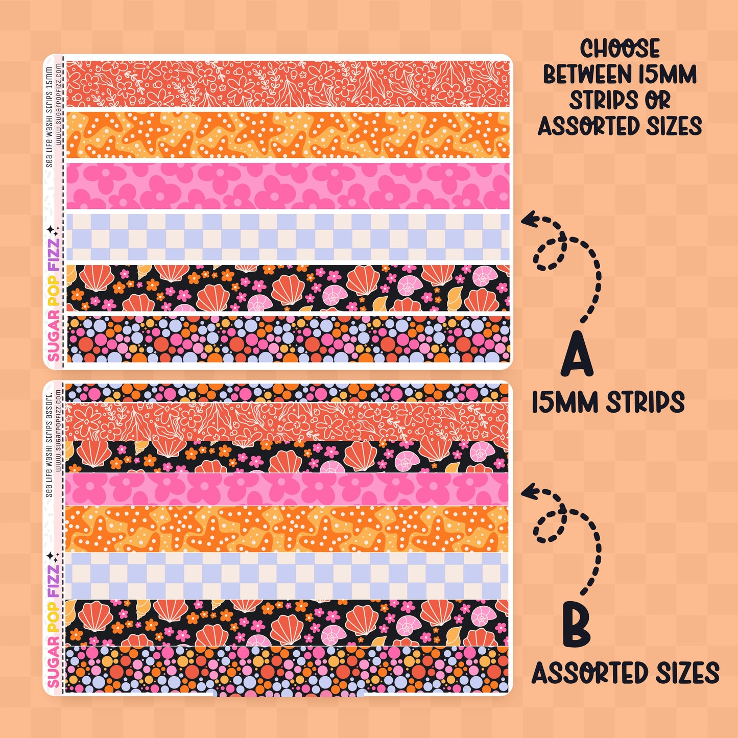 Sea Life Washi Sheet