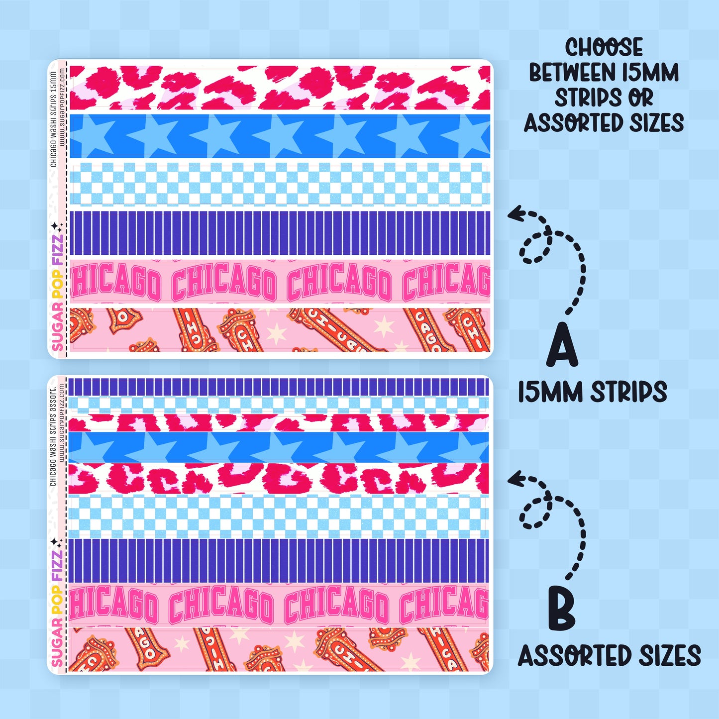Chicago Washi Sheet