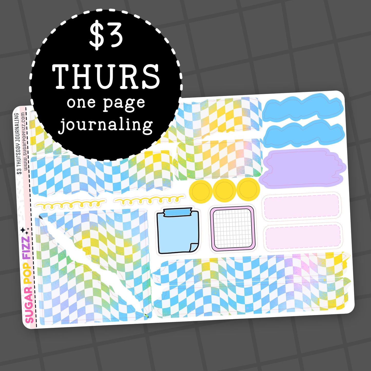 Wavy Checkered - $3 Thursday
