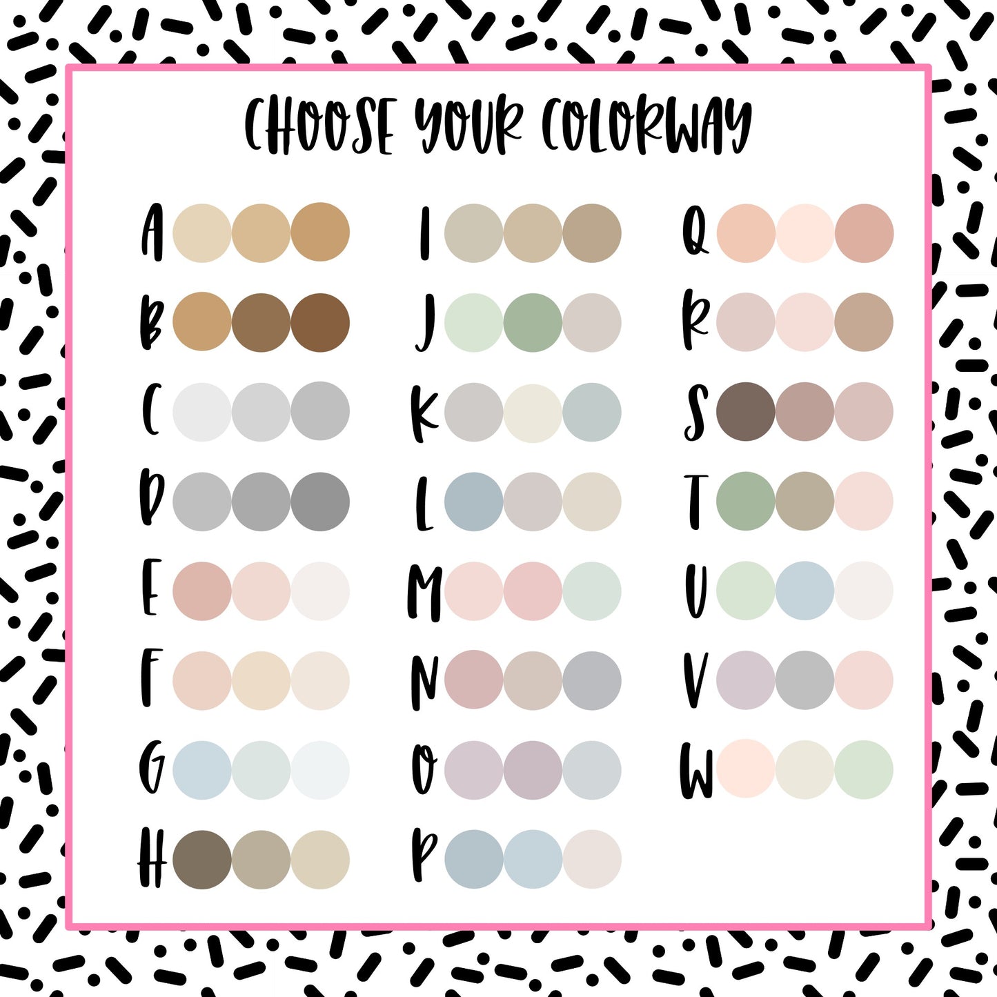 Neutral Shadowed Boxes - 23 color options