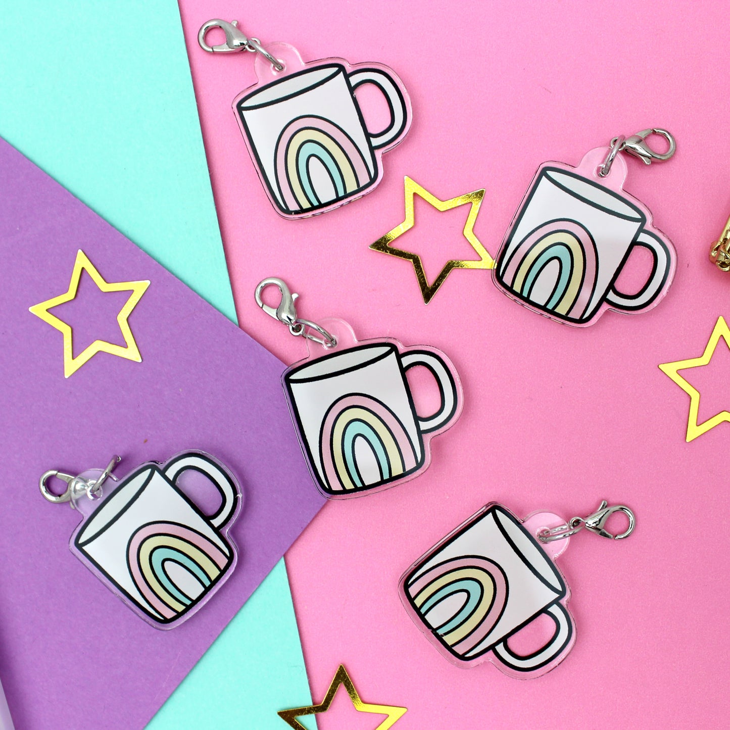 Rainbow Cup Charm - RETIRING 12/6