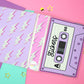 Mix Tape Sticker Album - 6x8 or 4x6 - Sticker Storage