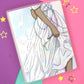 Princess Serenity Sticker Album - 6x8 or 4x6 - Sticker Storage