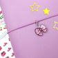 Valentines Pink Bow Charm