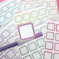 Square Grid Boxes - 24 color options