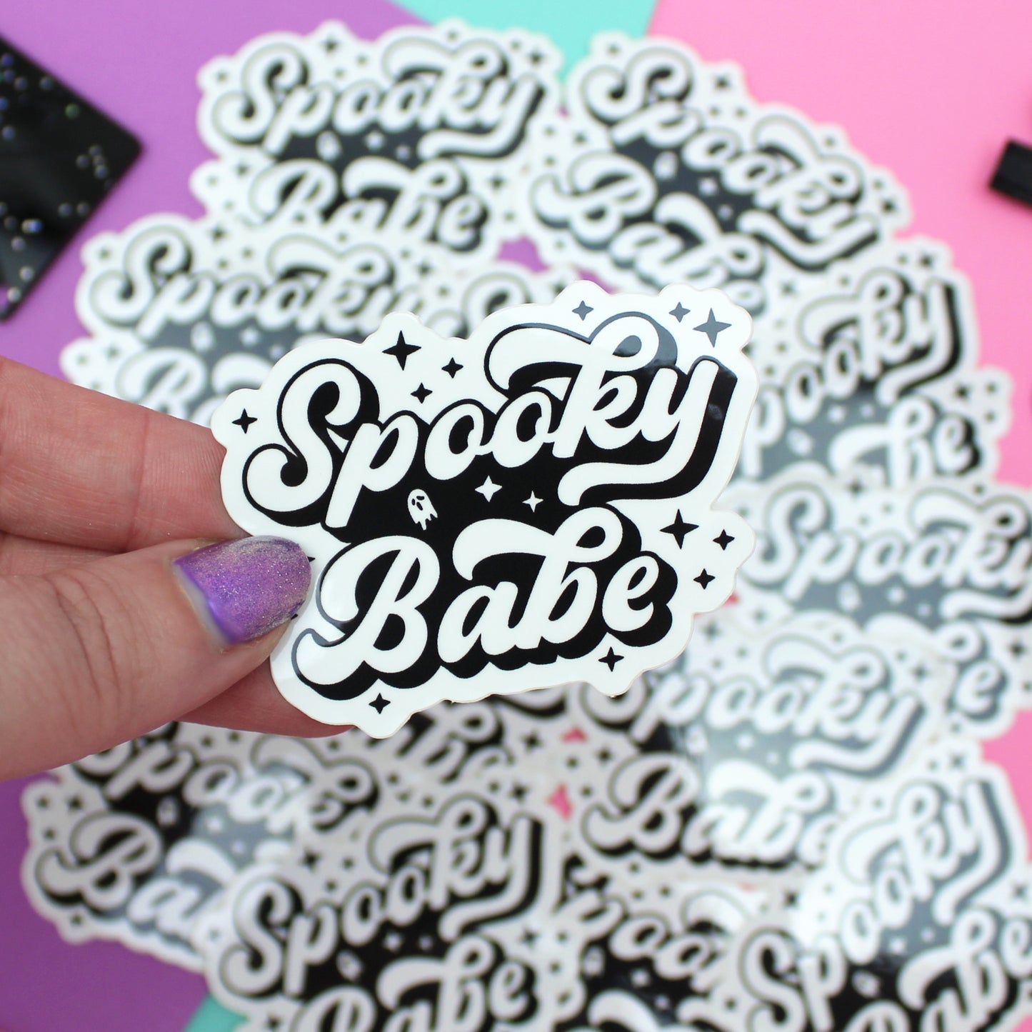 Spooky Babe Vinyl Sticker