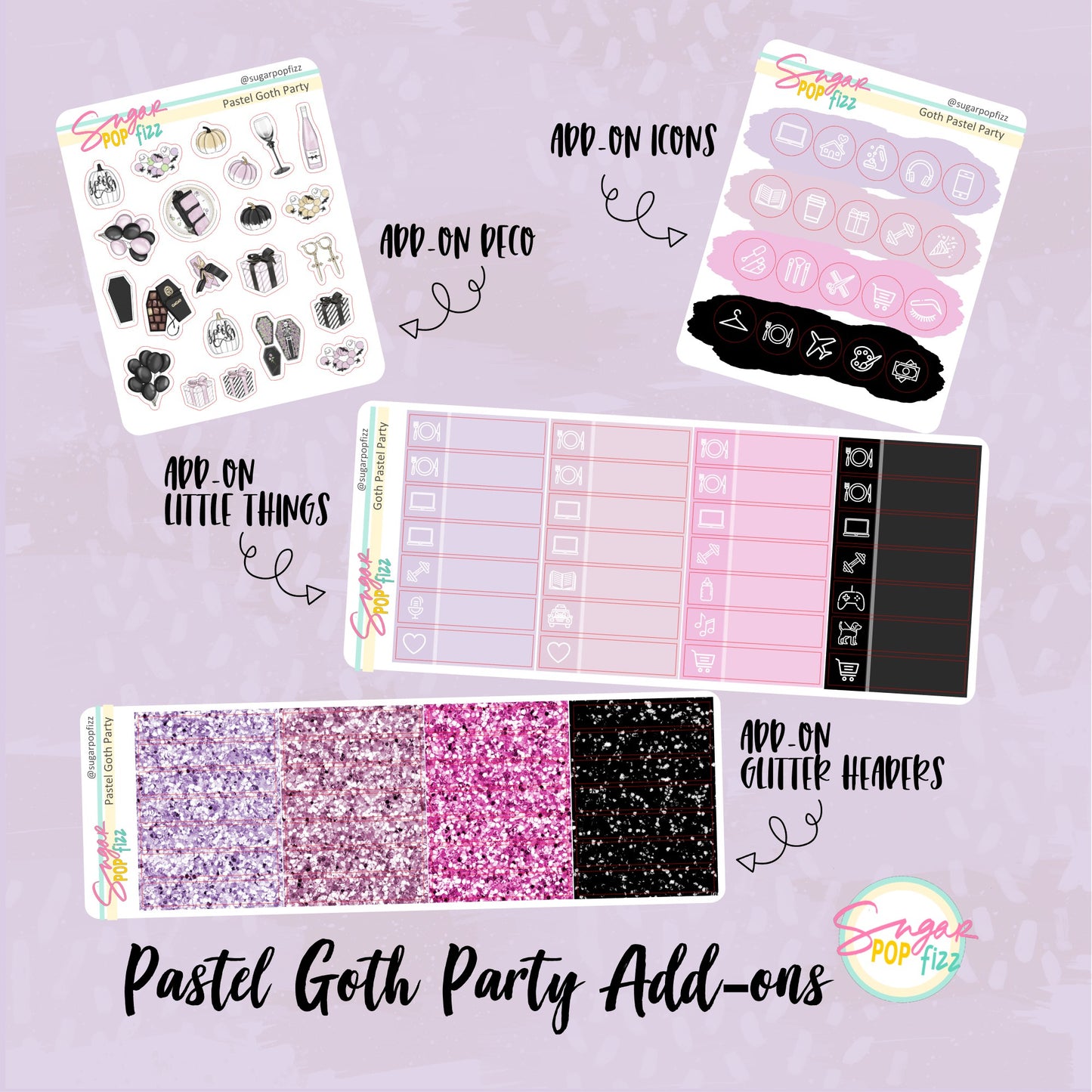 Pastel Goth Party Weekly Kit Add-ons