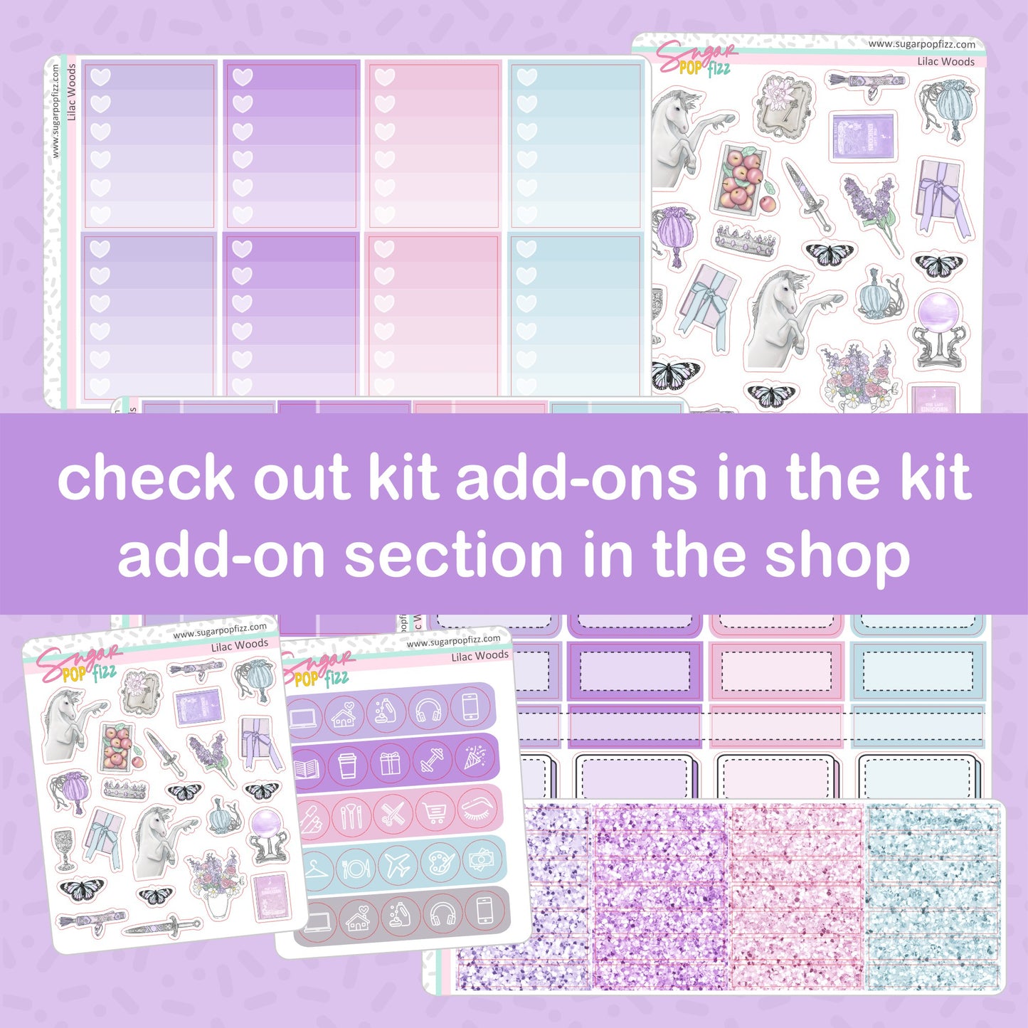 Lilac Woods Standard Vertical Weekly Kit