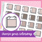 Neutral SMALL Calendar Boxes - 23 color options