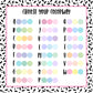 Pastel Clipped Grid Boxes SMALL - 23 color options