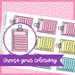 Pastel Clipped Checklist Boxes - 23 color options